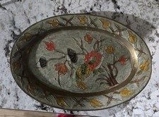 Antique floral brass for sale  Sparta