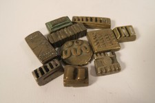 Zestaw 10 starych złotych ciężarek Akan HB90 Old Goldweights Baule Poids Ashanti na sprzedaż  Wysyłka do Poland