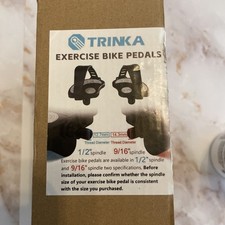 Usado, Pedais de bicicleta ergométrica com alças rosca de 1/2 polegada compatíveis com Peloton Spin comprar usado  Enviando para Brazil