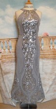 Evening dress grey for sale  BRISTOL