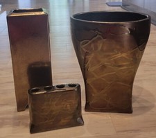 Conjunto Vaso de Banheiro, Lixeira, Suporte para Escova de Dentes comprar usado  Enviando para Brazil