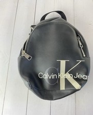 Mochila Calvin Klein Jeans Mono Esculpida Micro MINI com Zíper Preta comprar usado  Enviando para Brazil