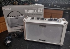 Alto-falante estéreo portátil Roland Mobile-BA alimentado por bateria🎶Todo original com adaptador🎶 comprar usado  Enviando para Brazil