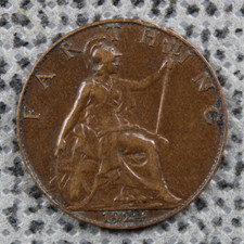 Farthing 1924 penny for sale  SANDHURST