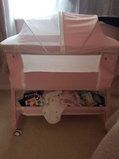 Pink next cot for sale  BROMSGROVE