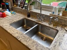 franke stainless steel kitchen sink undermount for sale  WELWYN