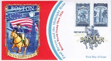 25-325, 2025, Boston 2026, Capa de Primeiro Dia, Carimbo Postal Digital Colorido, Paul Revere, comprar usado  Enviando para Brazil