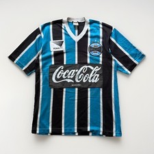 Camiseta masculina penalidade L 10 vintage 1990-92 Gremio Soccer Home Renner #6 estado perfeito comprar usado  Enviando para Brazil