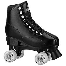 Patines cuádruples Derby 54 mm adultos principiantes jóvenes adultos ajuste personalizado negros 7-10 segunda mano  Embacar hacia Argentina