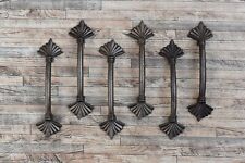 6x Gaveta de Porta de Ferro Fundido Estilo Vitoriano Armário de Cozinha Puxa Alças Decoração 6" comprar usado  Enviando para Brazil