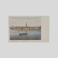 Cartolina epoca stockholm usato  Napoli