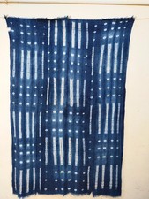 Cobertor de tecido têxtil africano tingido à mão vintage Mali índigo pano de lama A32 comprar usado Cobertor de tecido têxtil africano tingido à mão vintage Mali índigo pano de lama A32 comprar usado  Enviando para Brazil