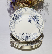 Assiettes plates faïence d'occasion  Saumur