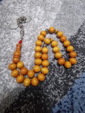 islamic amber prayer beads for sale  LONDON