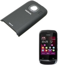 Usado, Porta traseira cinza padrão capa de bateria substituição para Nokia C2-02 comprar usado  Enviando para Brazil