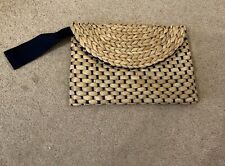 Joules rattan clutch for sale  ROMSEY