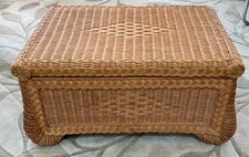 storage chest faux wicker for sale  Olympia