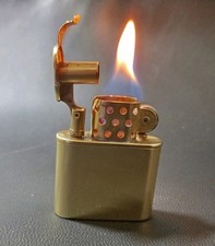 RRR RARE Antique Vintage 1930’s Brass Casanova Petrol Cigarette Lighter comprar usado  Enviando para Brazil