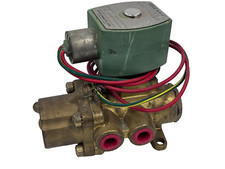 ASCO Red-Hat 8344G70 4 vias 1/4" válvula solenóide de alto fluxo 1/4 NPT 24V DC comprar usado  Enviando para Brazil