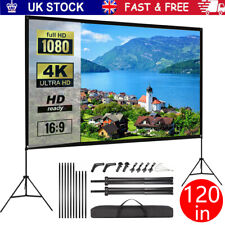 120 projector screen for sale  LEICESTER