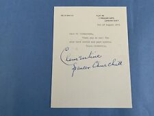 winston churchill autograph for sale  WITNEY