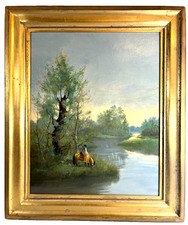 Original western oil for sale  Tularosa
