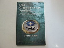 2005 Polaris Tutti Terrain Pickup Atp 330 4x4 Quadriciclo Owners Manuale Factory comprar usado  Enviando para Brazil