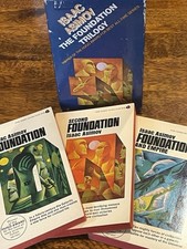 Avon - Foundation Trilogy Boxed Set Isaac Asimov Science Fiction Hugo Award 1966 na sprzedaż  Wysyłka do Poland
