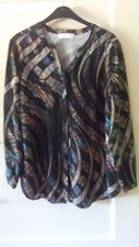 Bluse schwarz gemustert gebraucht kaufen  Neuenmarkt