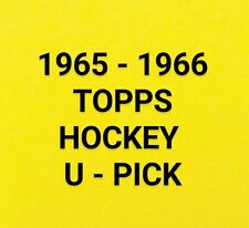 1965 topps hockey d'occasion  Expédié en Belgium
