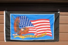 Proud american banner for sale  Utica