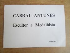 Rare Catalog of Cabral Antunes (sculptor and medalist) - 1987 comprar usado  Enviando para Brazil
