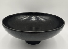 Tigela de pedestal preta Crate and Barrel Leanne Ford Riki comprar usado  Enviando para Brazil