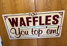 Vintage wood advertising for sale  Ringwood