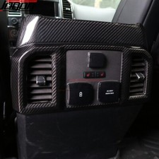 Guarnição de saída de ventilação de assento traseiro de fibra de carbono para Ford F-150 Raptor Limited Lariat 15+, usado comprar usado  Enviando para Brazil