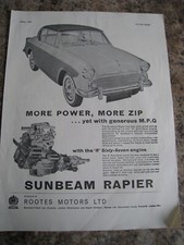 Sunbeam rapier rootes for sale  BRISTOL