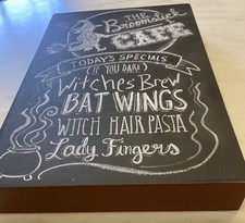 Halloween wooden sign for sale  San Bernardino