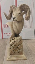 Escultura Summit Ram Bust do artista Joe Slockbower , usado comprar usado  Enviando para Brazil