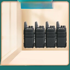 LOTE de 4 estaciones de radio bidireccionales portátiles Walkie Talkie FRS VOX  segunda mano  Embacar hacia Mexico