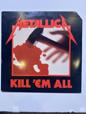 METALLICA~KILL 'EM ALL~MEGAFORCE 1983 US FIRST PRESS~SILVER LABEL~MRI 069 comprar usado  Enviando para Brazil