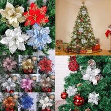 10x christmas poinsettia for sale  MANCHESTER