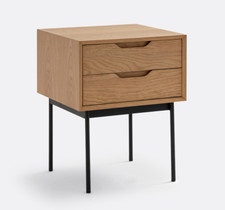 Oak metal bedside for sale  BALLYMENA