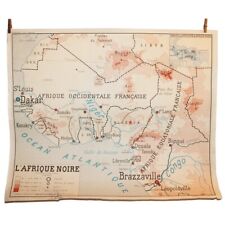 Carte scolaire vintage d'occasion  Cerisy-la-Salle