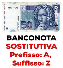 Banconota sostitutiva croazia usato  Zugliano
