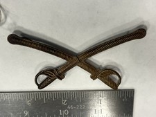 Usado, Distintivo de chapéu espadas cruzadas calvário dragão padrão guerra civil original 1855 comprar usado  Enviando para Brazil