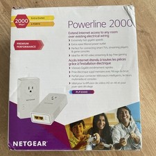 Usado, Extensor WiFi Netgear Powerline 2000 + tomada extra modelo PLP2000 2 portas comprar usado  Enviando para Brazil