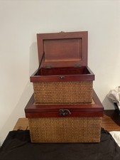 Wicker rattan woven for sale  WALLASEY