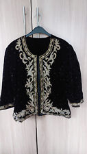 Monsoon velvet jacket for sale  EXETER