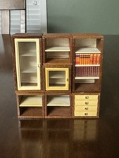 Conjunto de 7 prateleiras Lundby Lido sem iluminação 5350, 5351, 5352, 5353, 5354 casa de bonecas, usado comprar usado  Enviando para Brazil