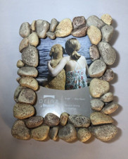 Moldura para fotos de resina rústica Beach River Rock comprar usado  Enviando para Brazil
